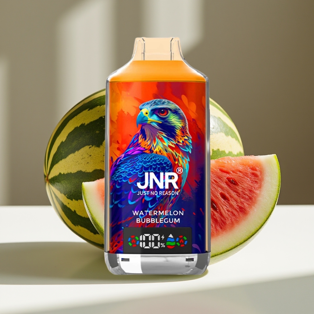 JNR Falcon X 18000 Puffs Dual Mesh Disposable Vape Watermelon Bubblegum