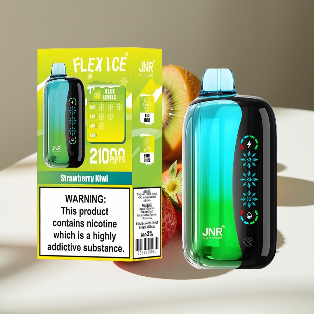 JNR Flex Ice 21000 Puffs 26ml Dual Mesh Disposable Vape