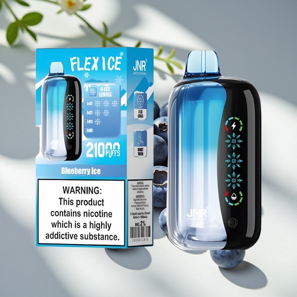 JNR Flex Ice 21000 Puffs Adjustable Airflow Disposable Vape Blueberry Ice