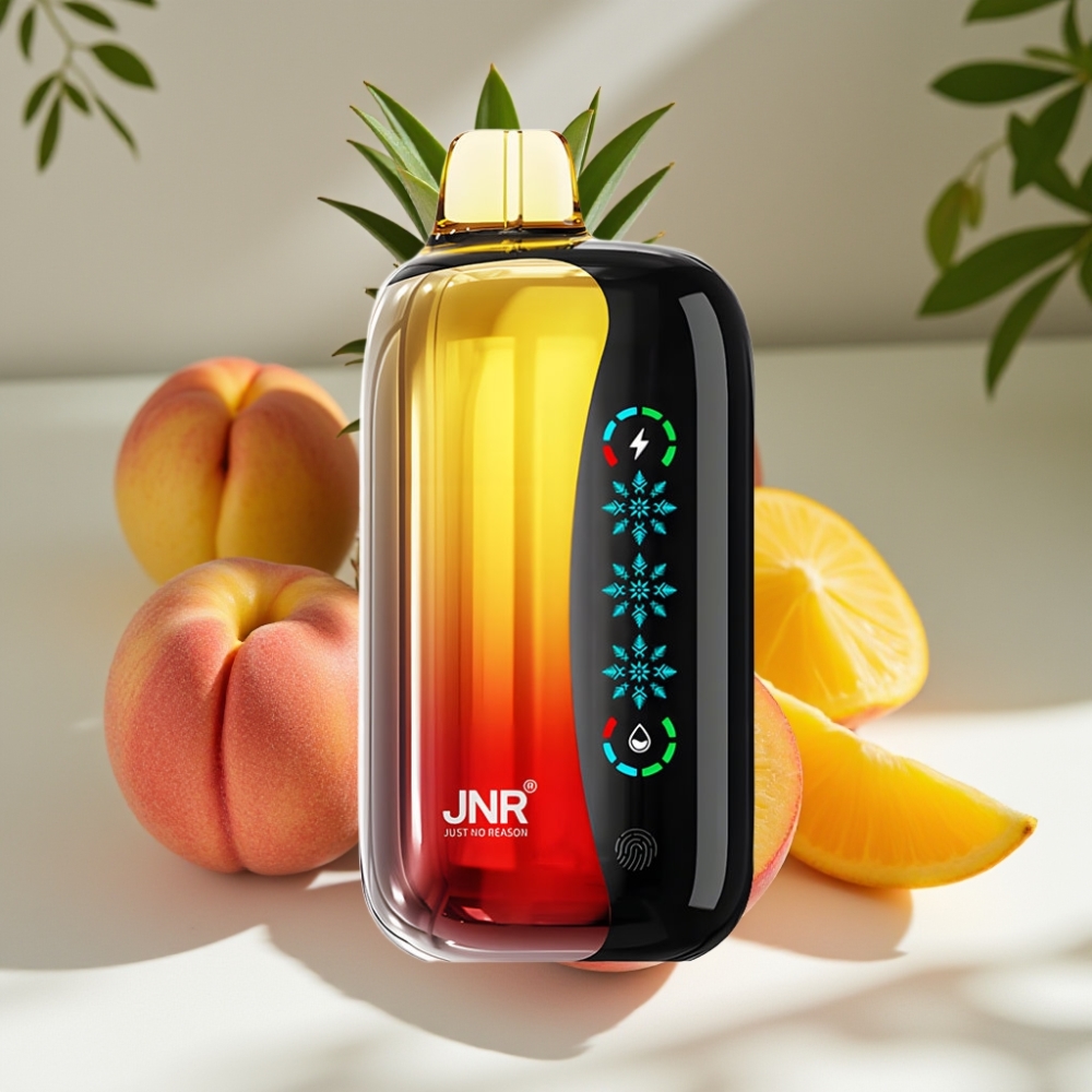 JNR Flex Ice 21000 Puffs Adjustable Airflow Disposable Vape Peach Mango Pineapple