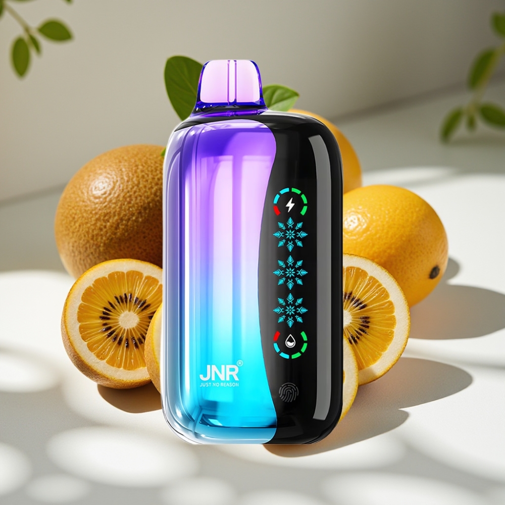 JNR Flex Ice 21000 Puffs Touch Screen Adjustable Airflow Disposable Vape Kiwi Passion Fruit Guava