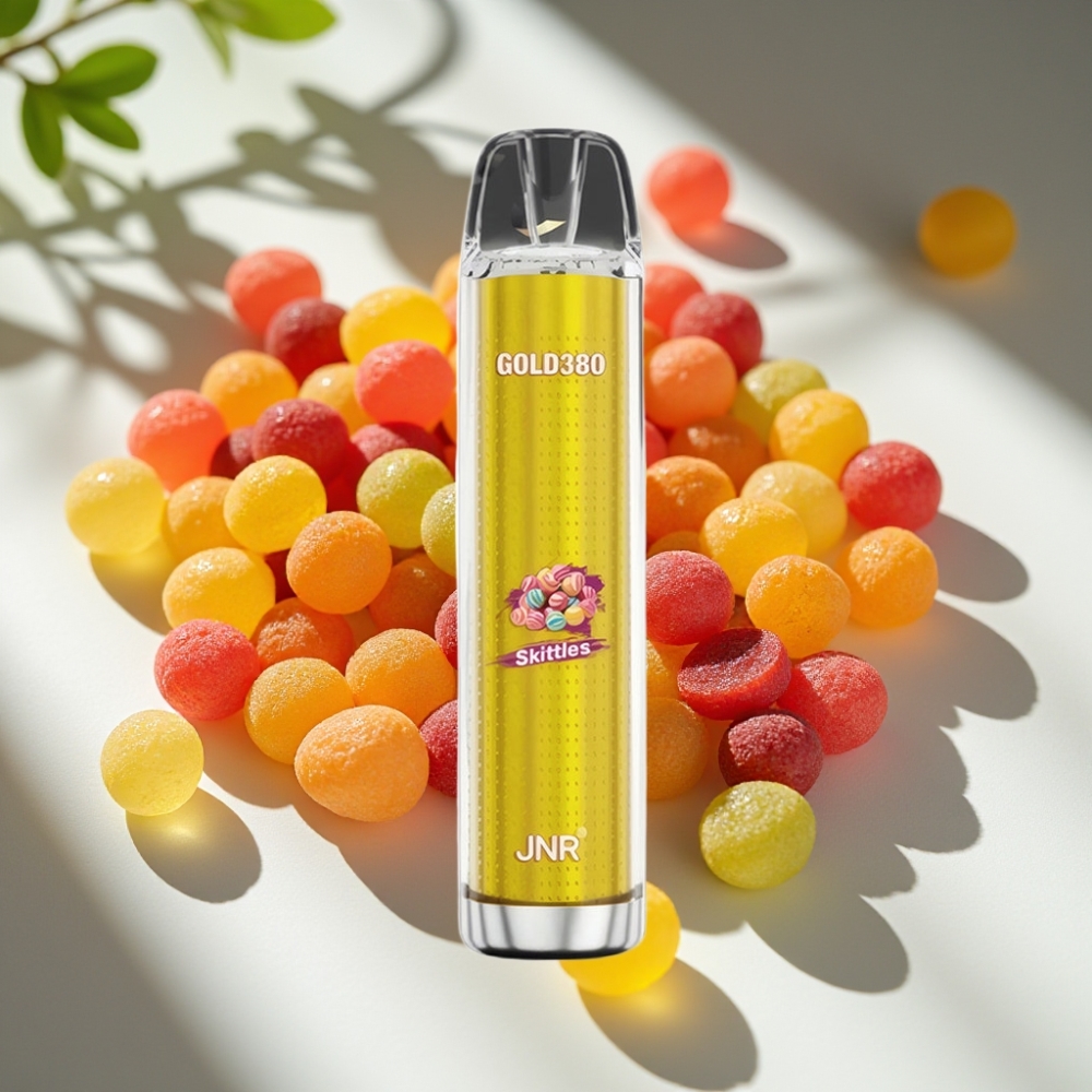 JNR Glod380 6000 Puffs 13ml 5% Disposable Vape Skittles
