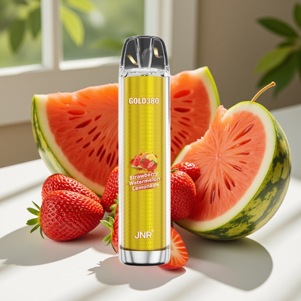 JNR Glod380 6000 Puffs 13ml Disposable Vape Strawberry Watermelon Lemonade
