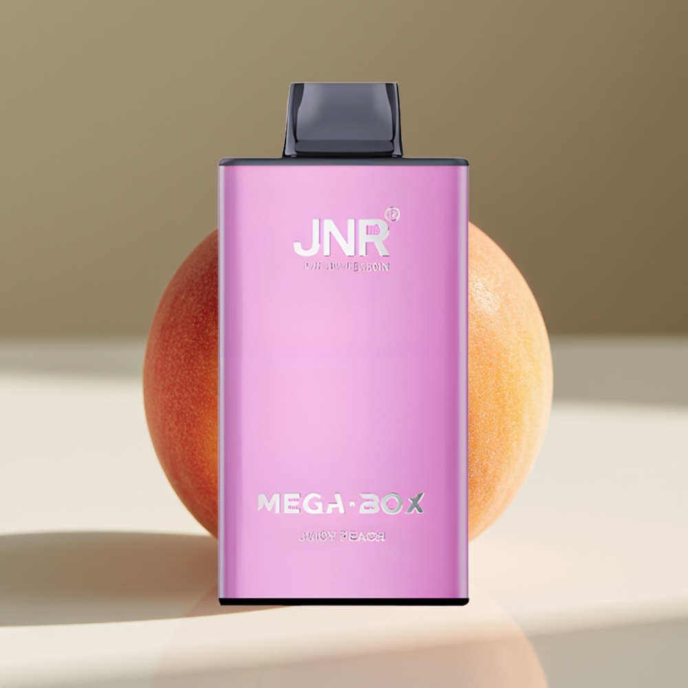 JNR Mega Box 25000 Puffs 30ml 2% Juicy Peach Disposable Vape