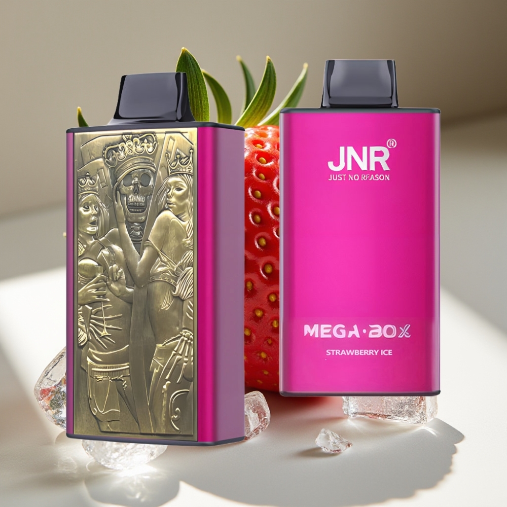 JNR Mega Box 25000 Puffs 30ml 2% Strawberry Ice Disposable Vape