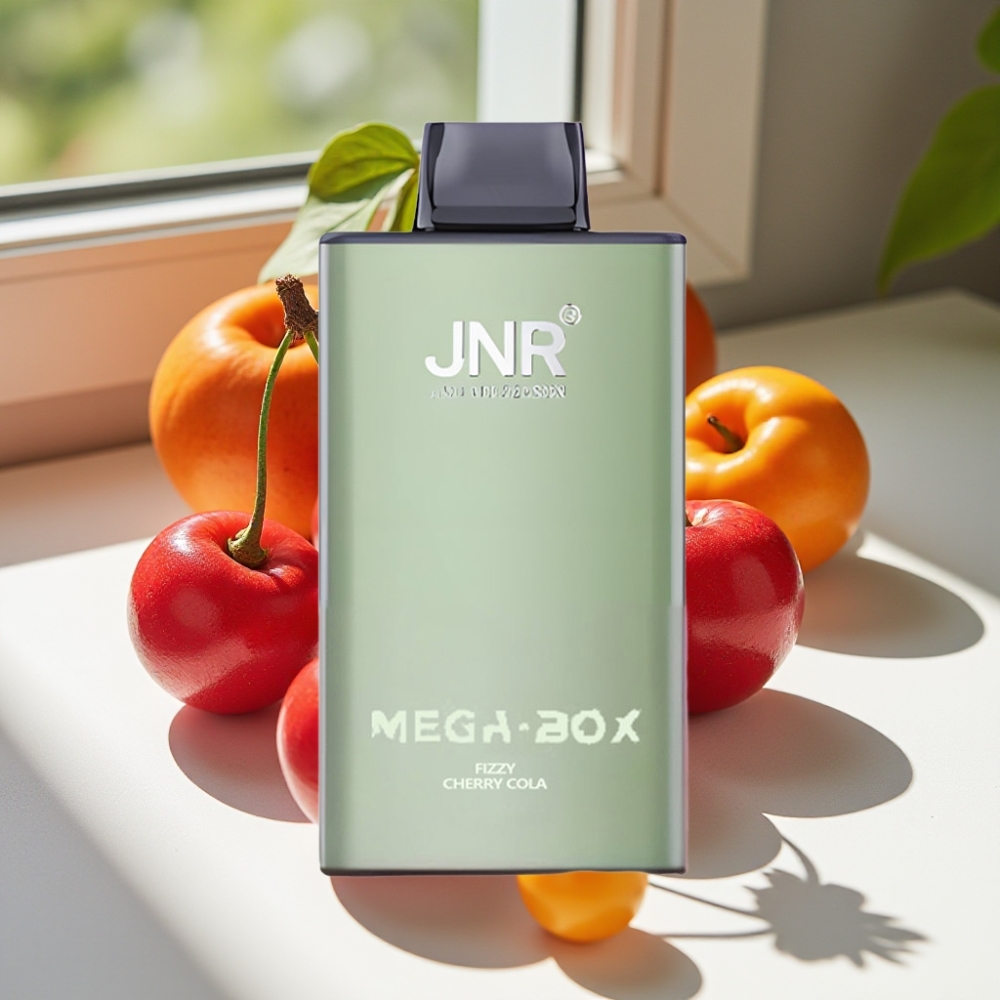 JNR Mega Box 25000 Puffs 30ml Dual Mesh Disposable Vape Fizzy Cherry Cola