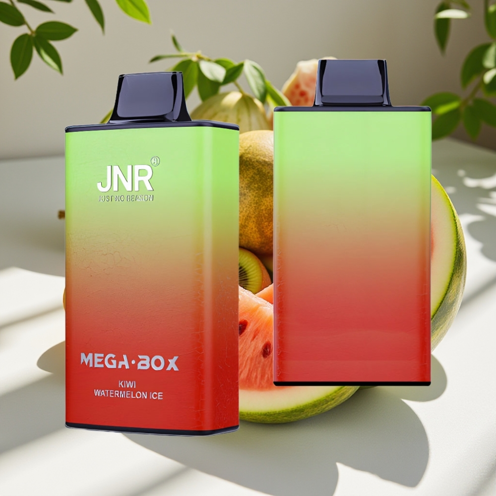 JNR Mega Box 25000 Puffs 30ml Dual Mesh Disposable Vape Kiwi Watermelon Ice