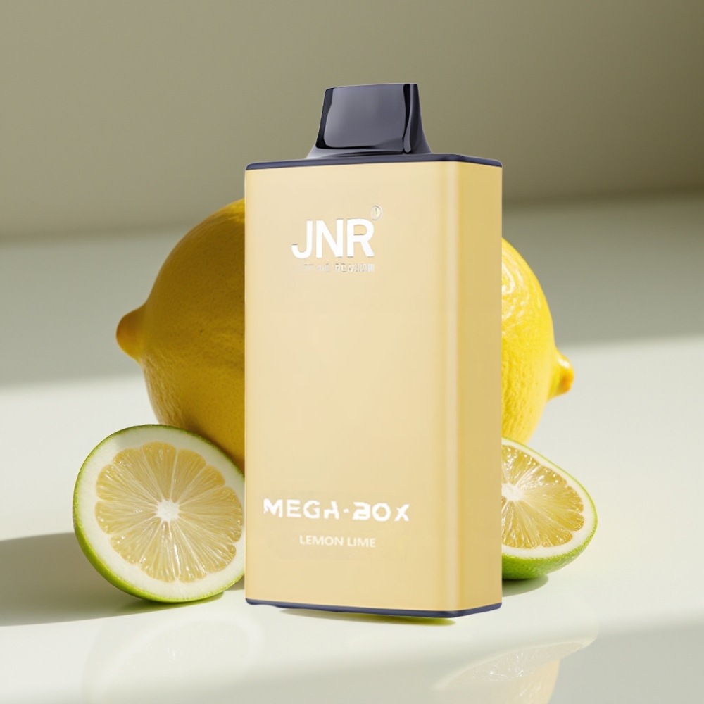 JNR Mega Box 25000 Puffs 30ml Dual Mesh Disposable Vape Lemon & Lime