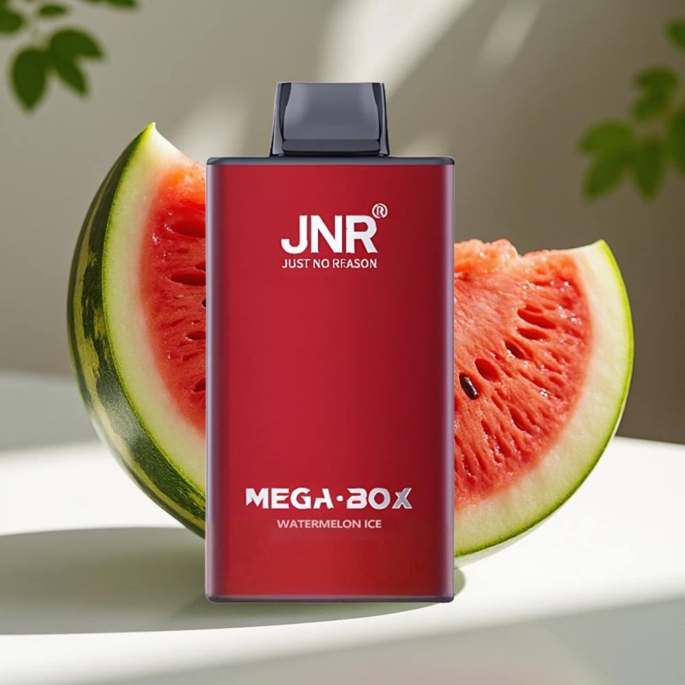 JNR Mega Box 25000 Puffs 30ml Watermelon Ice Disposable Vape