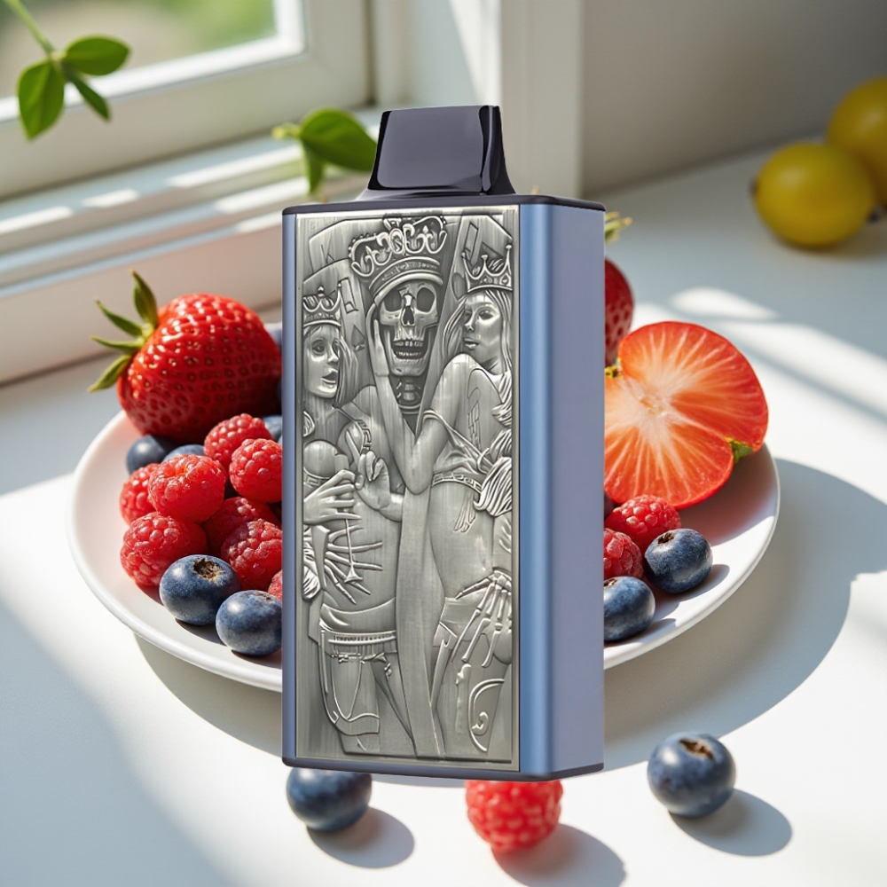 JNR Mega Box 25000 Puffs Dual Mesh Disposable Vape Blue Razz Cherry