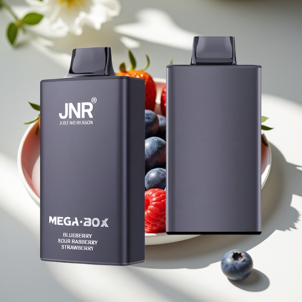 JNR Mega Box 25000 Puffs Dual Mesh Disposable Vape Blueberry Sour Raspberry Strawberry
