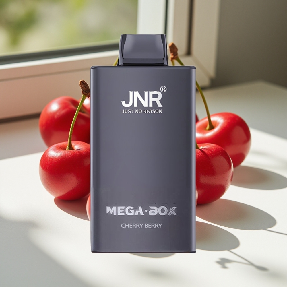 JNR Mega Box 25000 Puffs Dual Mesh Disposable Vape Cherry Berry