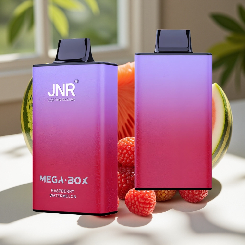 JNR Mega Box 25000 Puffs Dual Mesh Disposable Vape Raspberry Watermelon