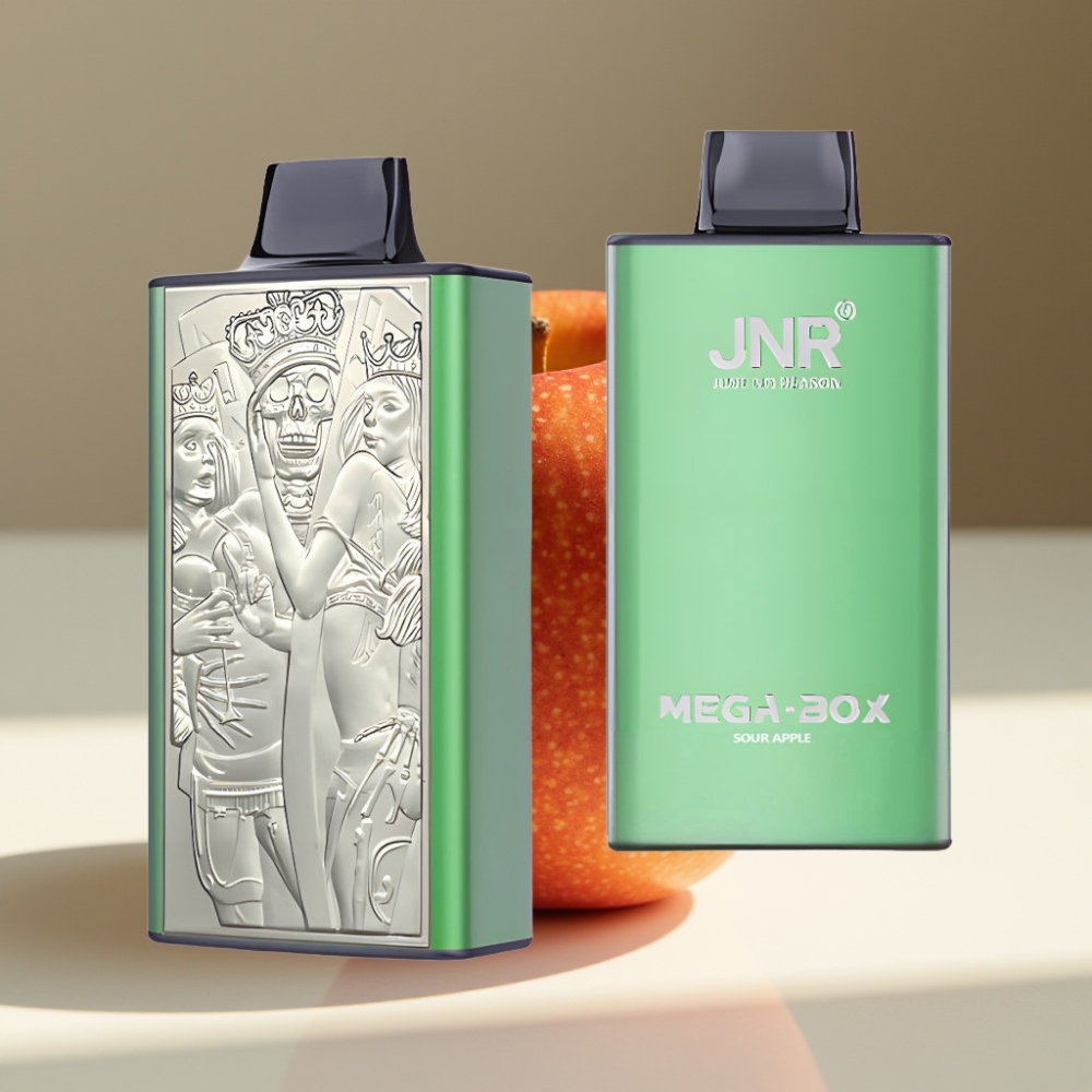 JNR Mega Box 25000 Puffs Dual Mesh Disposable Vape Sour Apple
