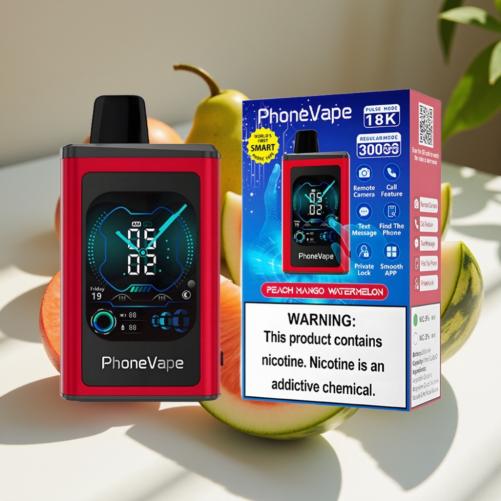JNR PhoneVape 30000 Disposable Vape with Turbo Mode & Adjustable Airflow