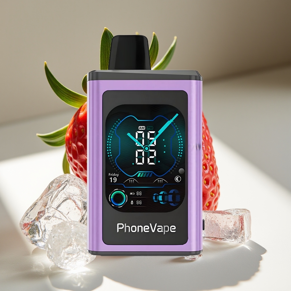 JNR PhoneVape Turbo 30000 Disposable Vape with Adjustable Airflow & App Control