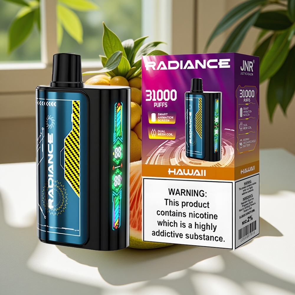 JNR Radiance 31000 Puffs 28ml Dual Mesh Disposable Vape HAWAII