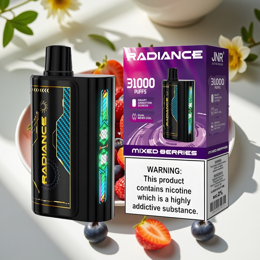 JNR Radiance 31000 Puffs 28ml Dual Mesh Disposable Vape MIXED BERRIES