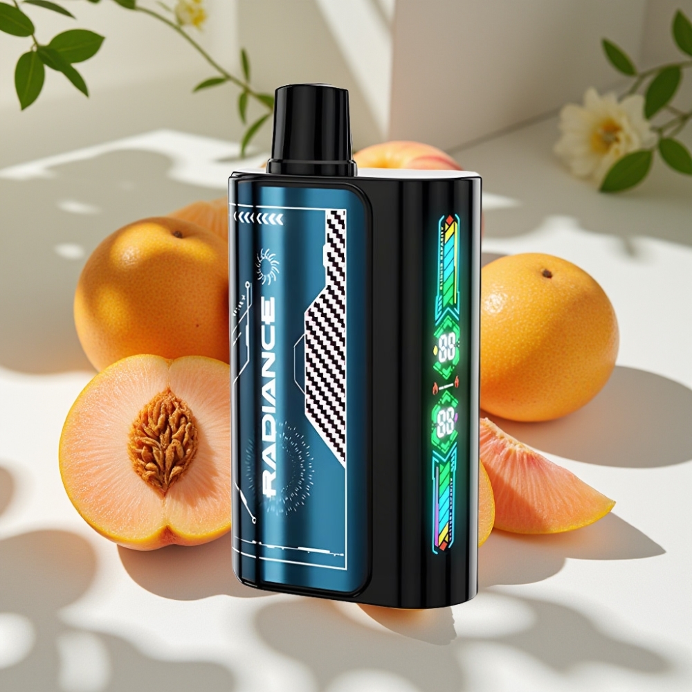 JNR Radiance 31000 Puffs 28ml Dual Mesh Disposable Vape SUMMER PEACH ICE