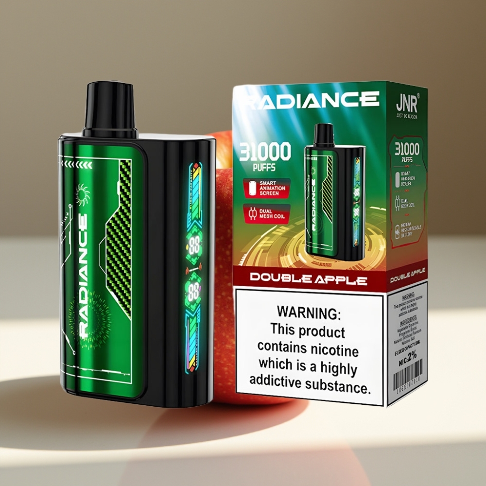 JNR Radiance 31000 Puffs Dual Mesh Disposable Vape DOUBLE APPLE