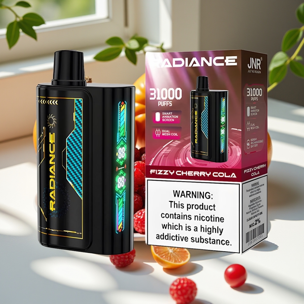 JNR Radiance 31000 Puffs Dual Mesh Disposable Vape FIZZY CHERRY COLA
