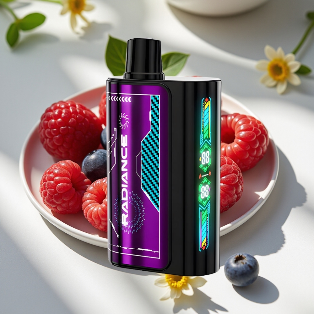 JNR Radiance 31000 Puffs Dual Mesh Rechargeable Disposable Vape BLUEBERRY SOUR RASPBERRY