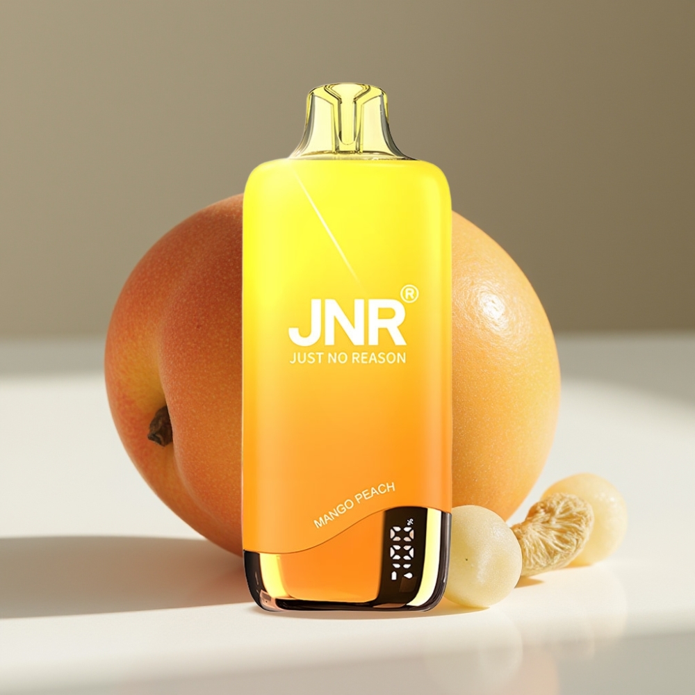 JNR Rainbow 10500 Puffs 18ml Disposable Vape Mango Peach