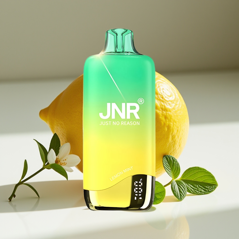 JNR Rainbow 10500 Puffs 18ml Mesh Disposable Vape Lemon Mint