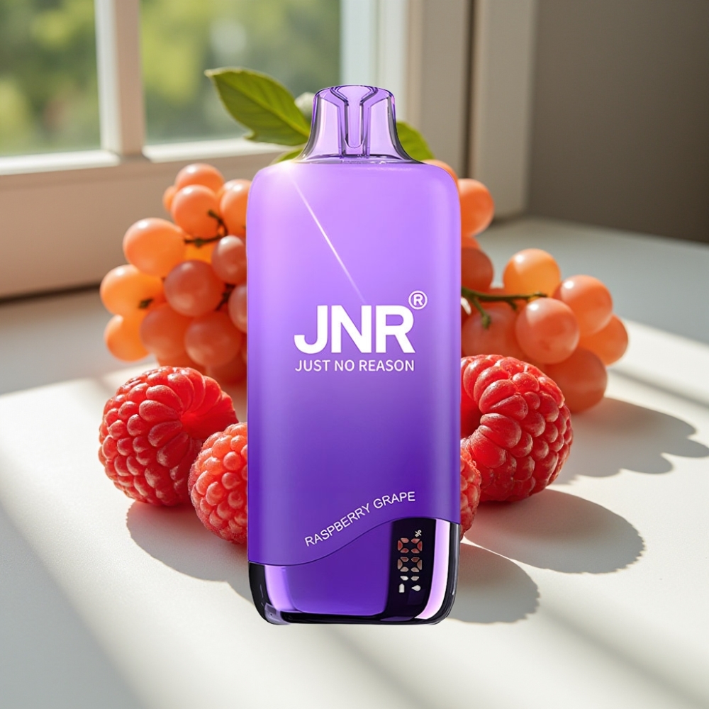 JNR Rainbow 10500 Puffs 18ml Mesh Disposable Vape Raspberry Grape
