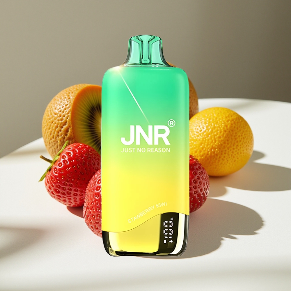 JNR Rainbow 10500 Puffs 18ml Mesh Disposable Vape Strawberry Kiwi