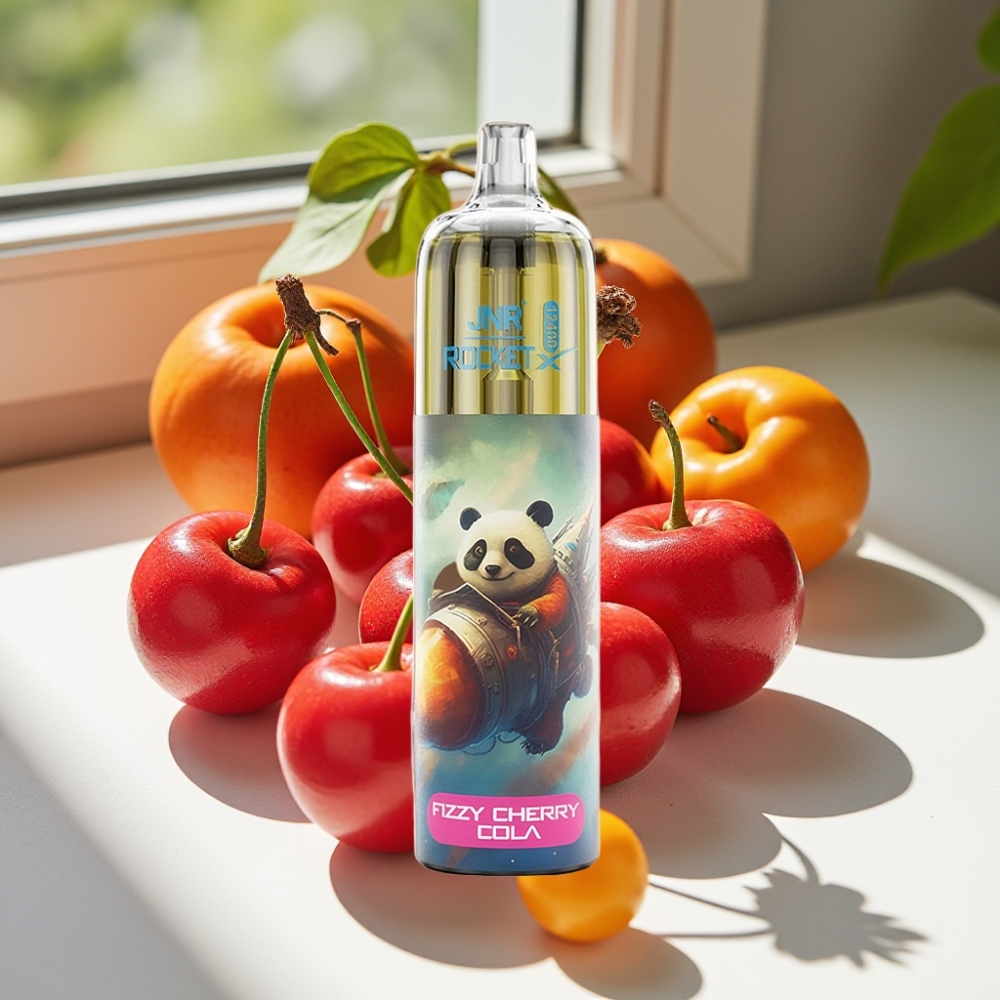 JNR Rocket-X 12400 Puffs Adjustable Airflow RGB Disposable Vape Fizzy Cherry Cola