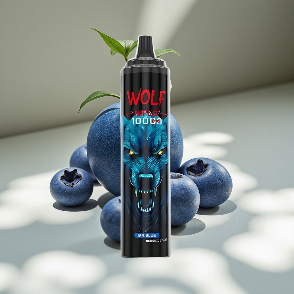 JNR Wolf Niplo 10000 Puffs 20ml 5% Mesh Disposable Vape Mr Blue