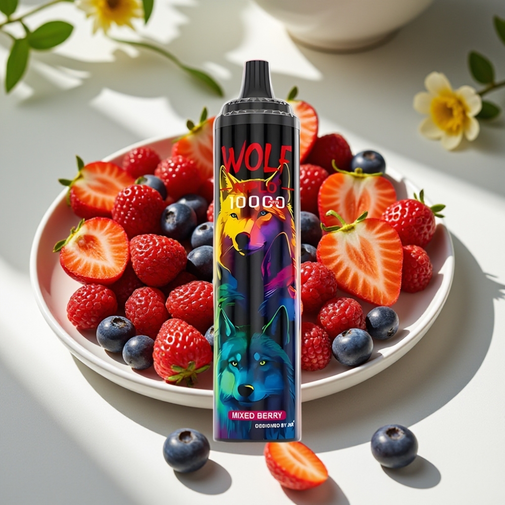 JNR Wolf Niplo 10000 Puffs 20ml Mesh 650mAh Mixed Berry