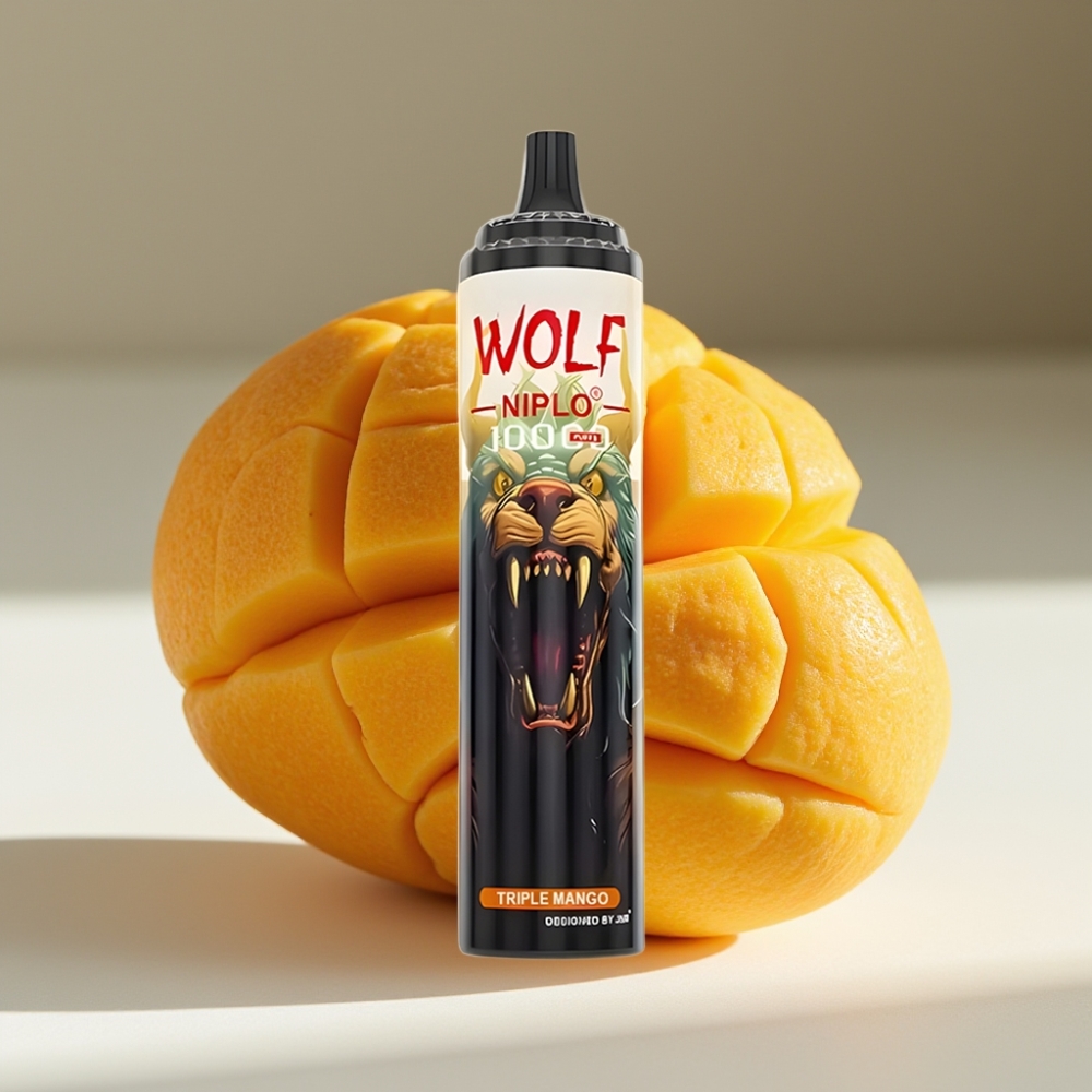 JNR Wolf Niplo 10000 Puffs Triple Mango 20ml 5% Mesh Disposable Vape