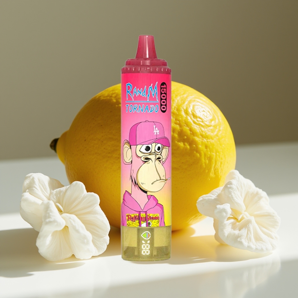 RandM Fumot Tornado 15000 Puffs 25ml Mesh Coil Disposable Vape Lemon