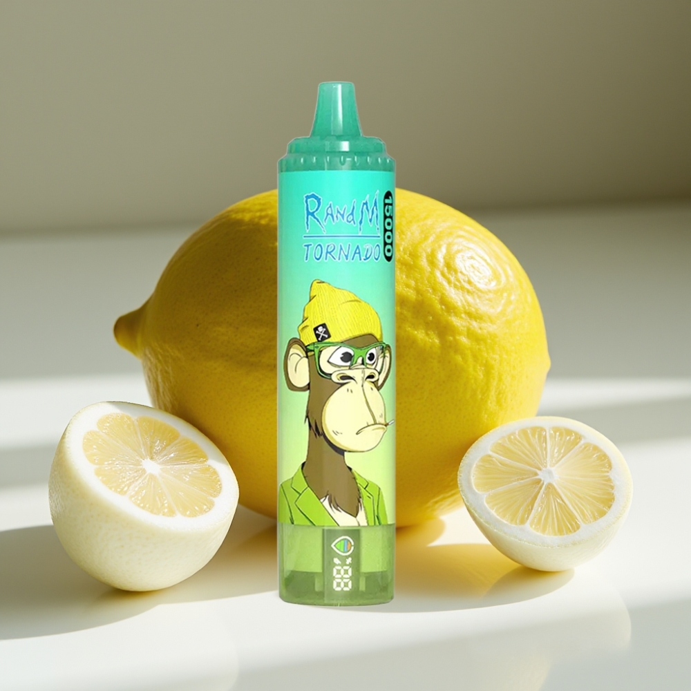 RandM Fumot Tornado 15000 Puffs 25ml Mesh Coil Disposable Vape Lemon Lime