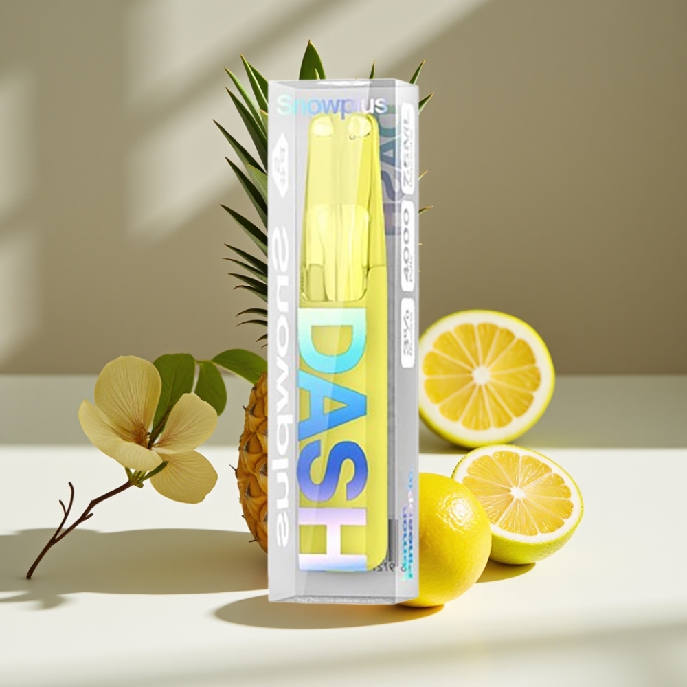 Snowplus Dash 4000 Puffs Ceramic 7.5mL Disposable Device Lemon Pineapple