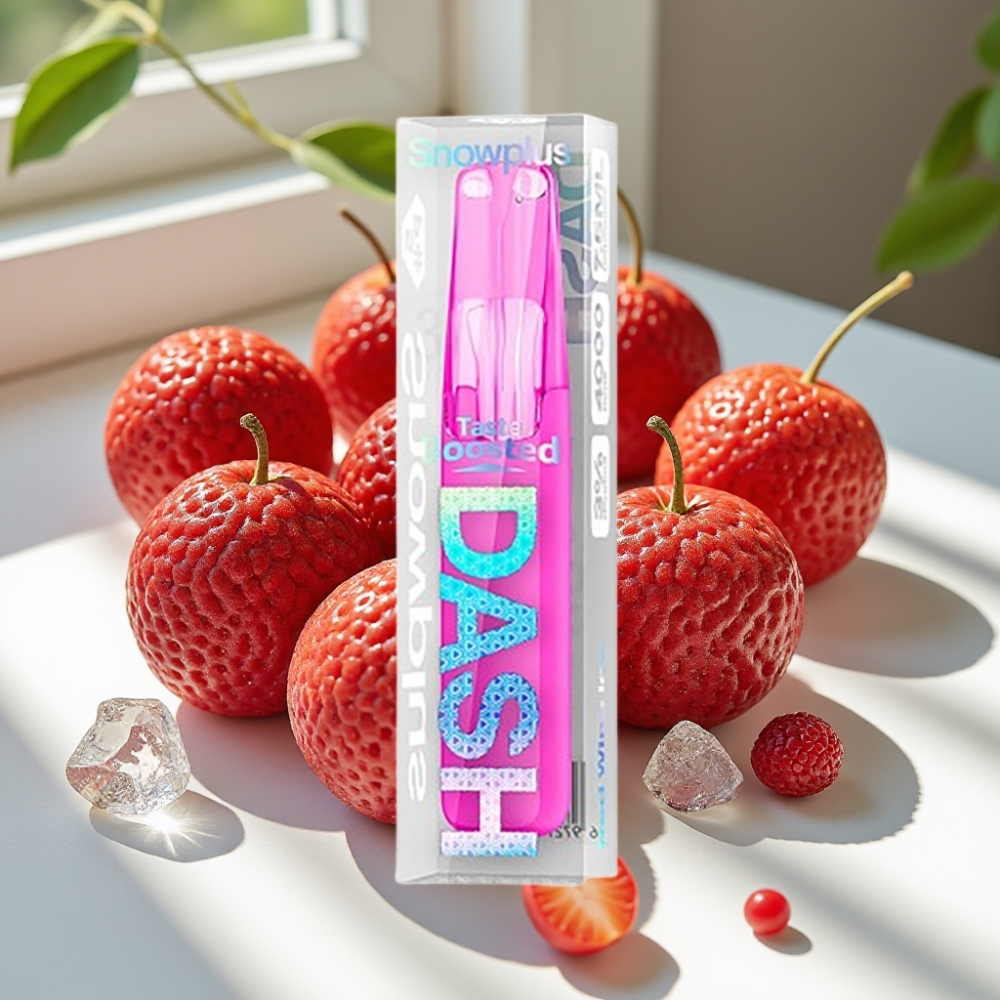 Snowplus Dash 4000 Puffs Ceramic Disposable Device 7.5ml 530mAh Red Wine Ice