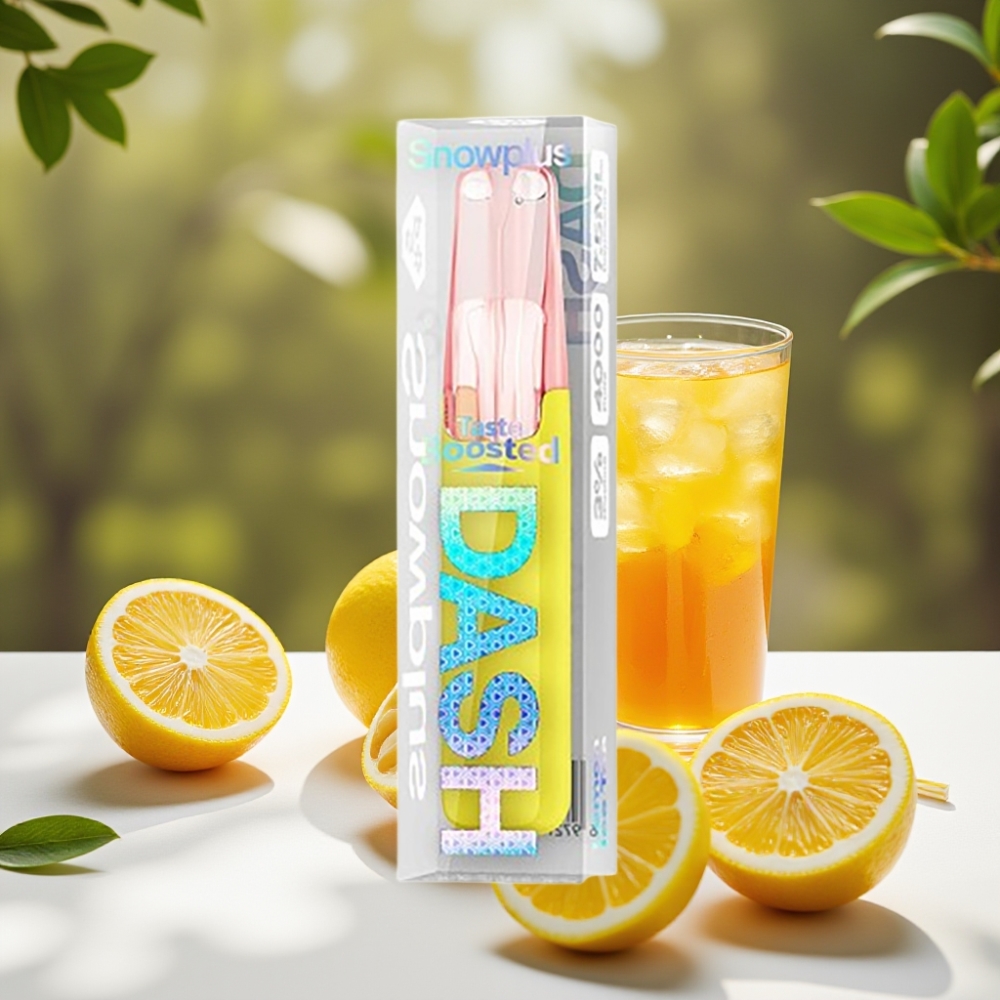 Snowplus Dash 4000 Puffs Ceramic Disposable Device Lemon Ice Tea