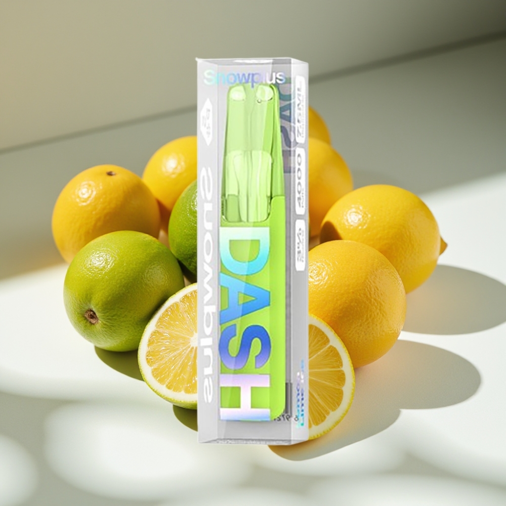 Snowplus Dash 4000 Puffs Ceramic Disposable Device Lemon Lime Ice