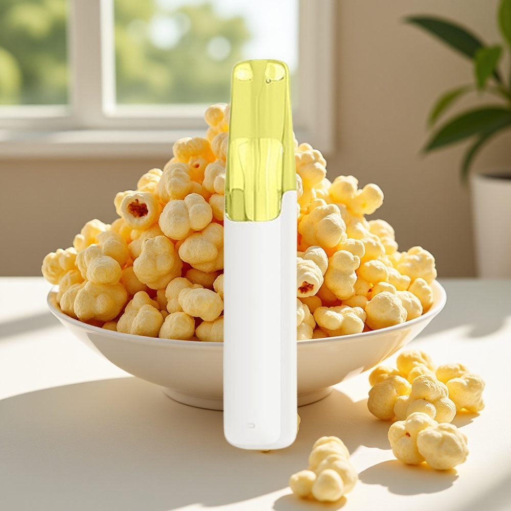 Snowplus Dash 4000 Puffs Ceramic Disposable Device Vanilla Popcorn