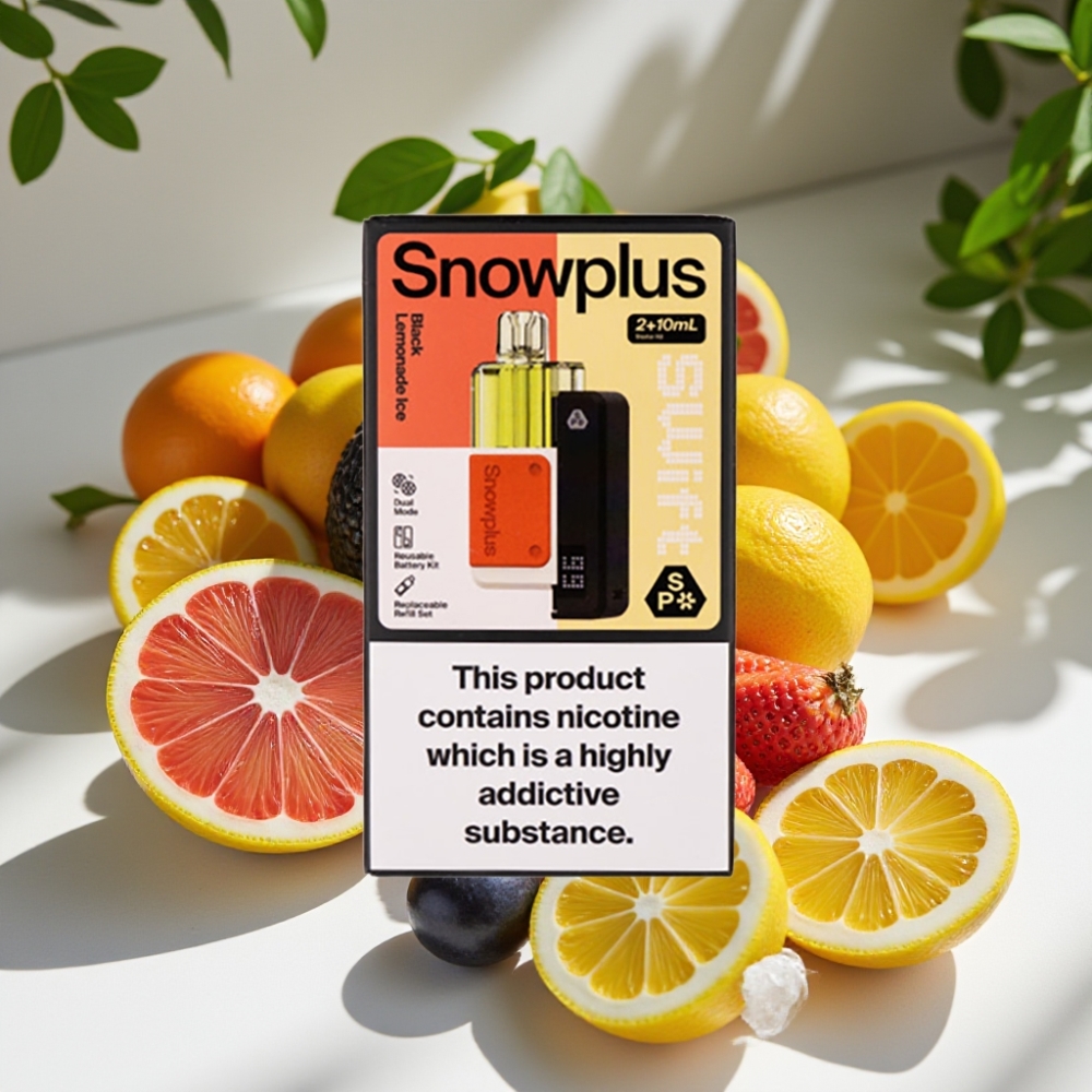 Snowplus Swift 5000 Puffs Dual Mesh Pod Kit Black Lemonade Ice
