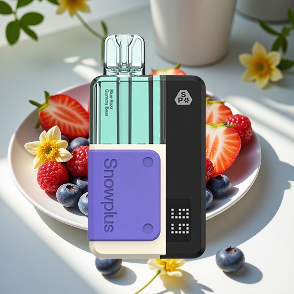 Snowplus Swift 5000 Puffs Dual Mesh Prefilled Pod Kit Blue Razz Gummy Bear