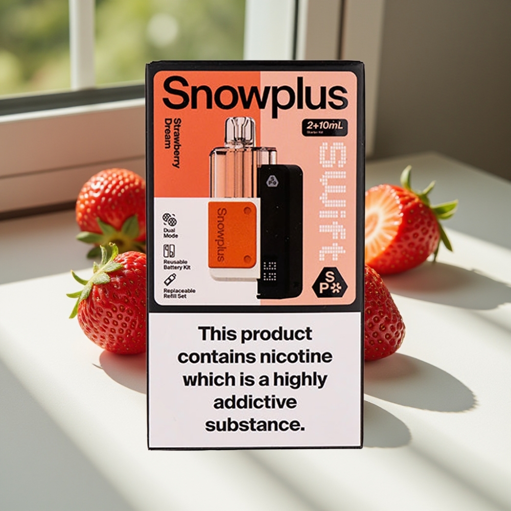 Snowplus Swift 5000 Puffs Dual Mesh Prefilled Pod Kit Strawberry Dream