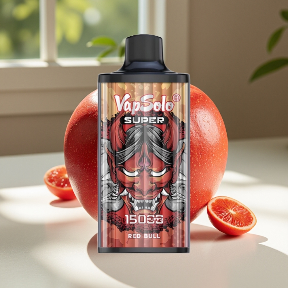 Vapsolo Super 15000 Puffs 40ml Mesh Coil Disposable Vape Red Bull