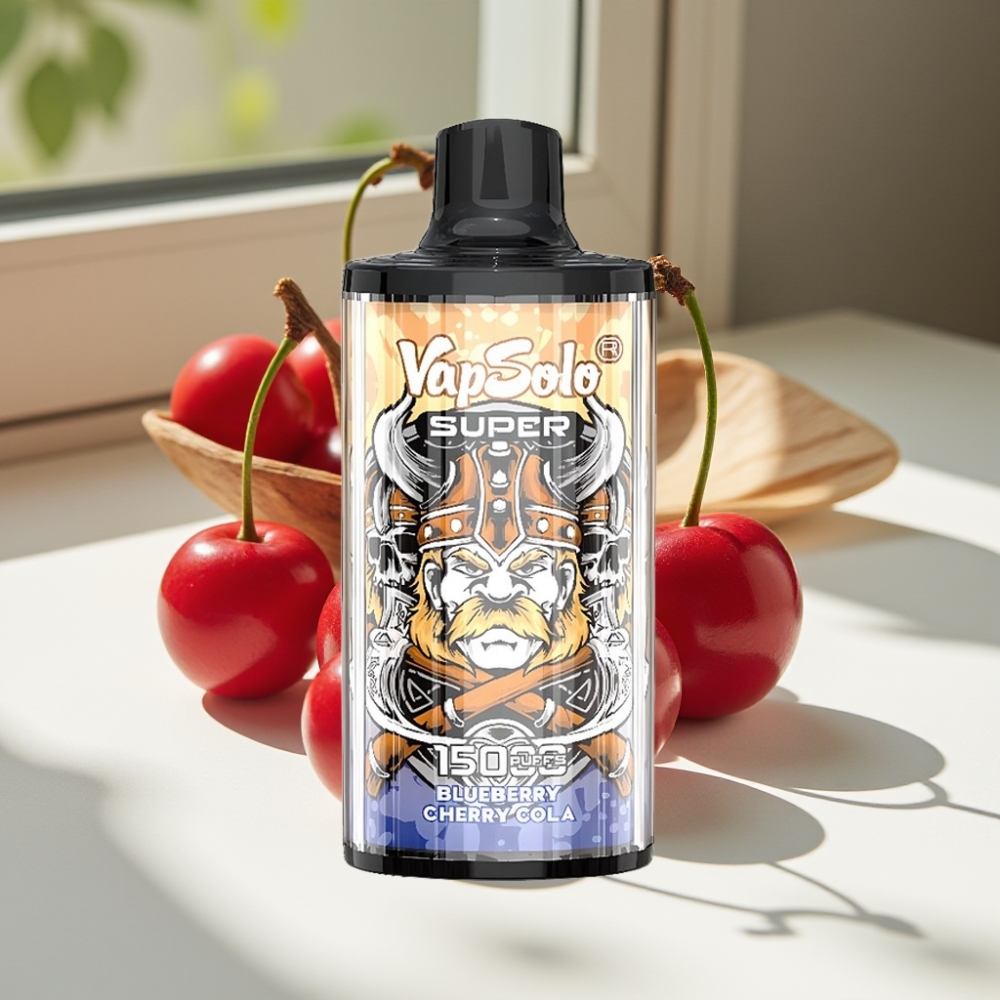 Vapsolo Super 15000 Puffs Cherry Cola Disposable Vape with 850mAh Type-C