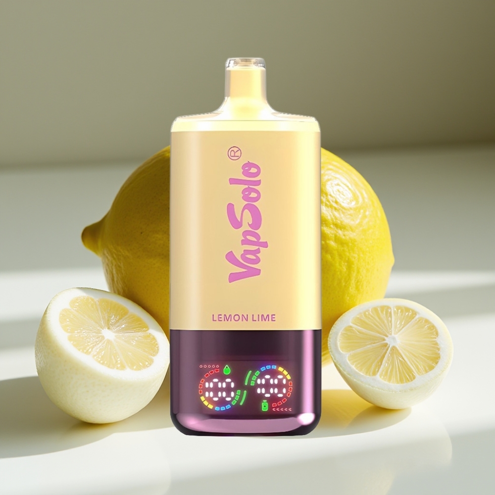 VapSolo Triple 30000 Puffs Disposable Vape 40mL Lemon Lime Type-C