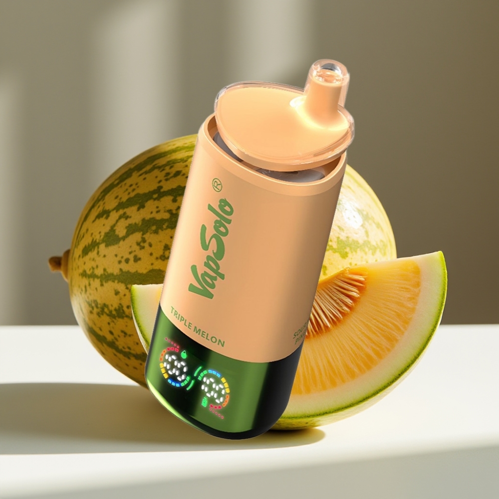 VapSolo Triple 30000 Puffs Disposable Vape 40ml Triple Melon Type-C