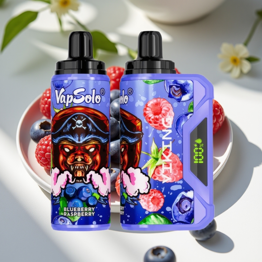 VapSolo VIKING 12000 Puffs 22ml Disposable Vape Blueberry Raspberry