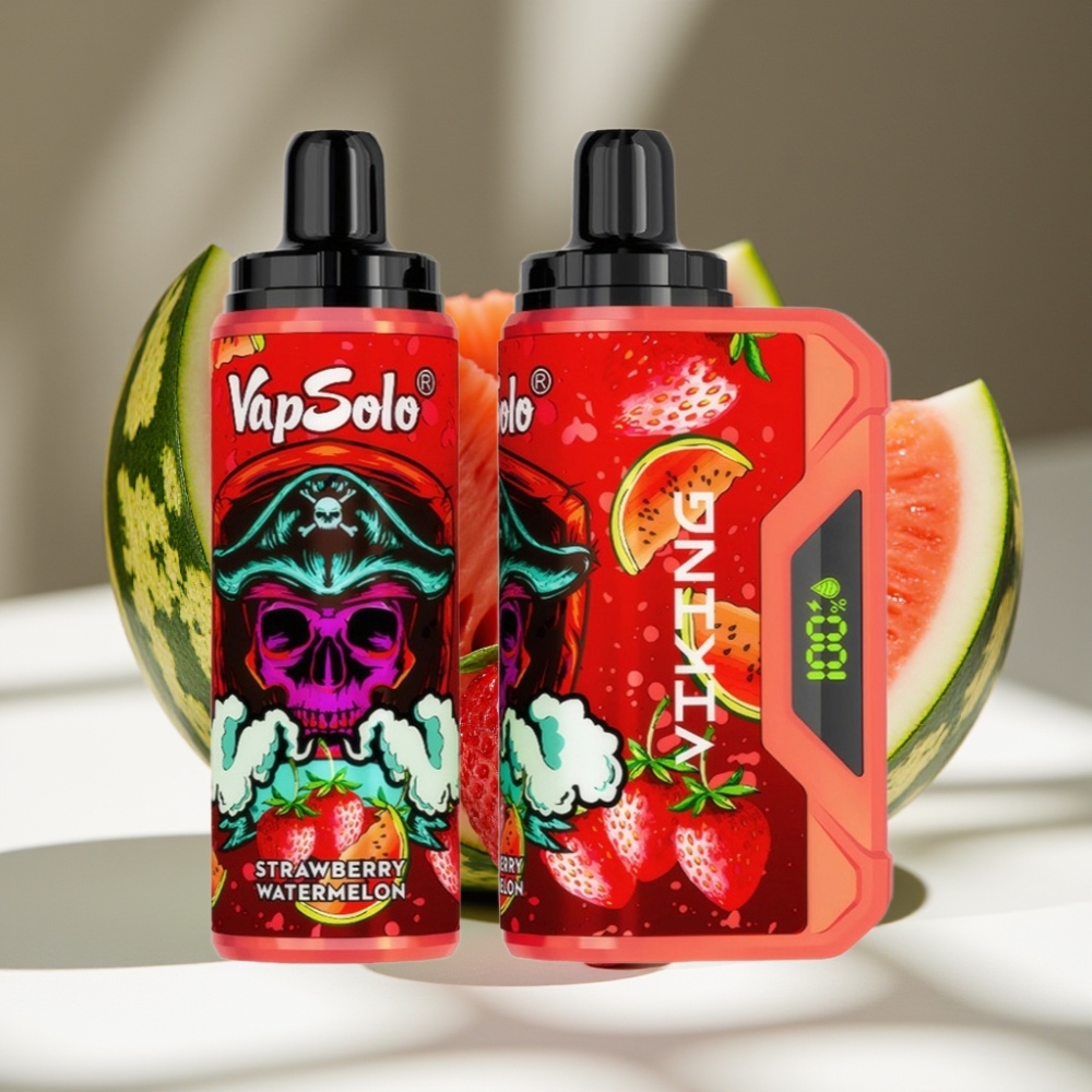 VapSolo VIKING 12000 Puffs 22ml Disposable Vape Strawberry Watermelon